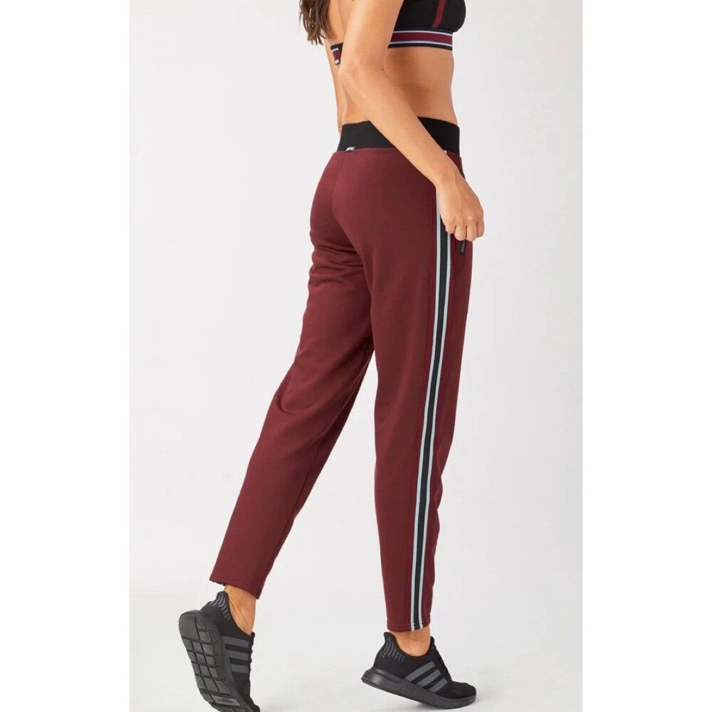 MICHI Activewear  Turbo Tracksuit Pants Side Stripe Leggings M/M ($125) RN135342
